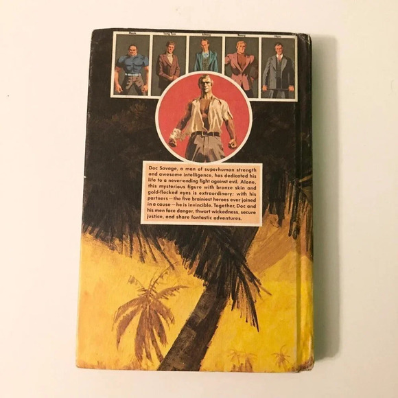 Vtg 1975 Doc Savage Man  of Bronze Superhero Kenneth Robeson Golden Press - Picture 2 of 16